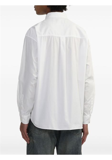 Camicia con stampa in bianco Yohji yamamoto - uomo Yohji Yamamoto | HPB950541